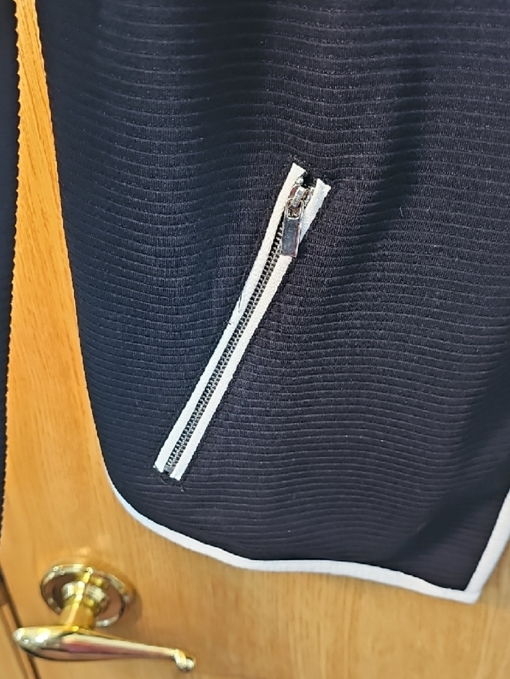 Premise Black Blazer with White Trim - Picture 6 of 9
